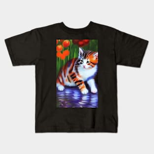 Cat Monet Kids T-Shirt
